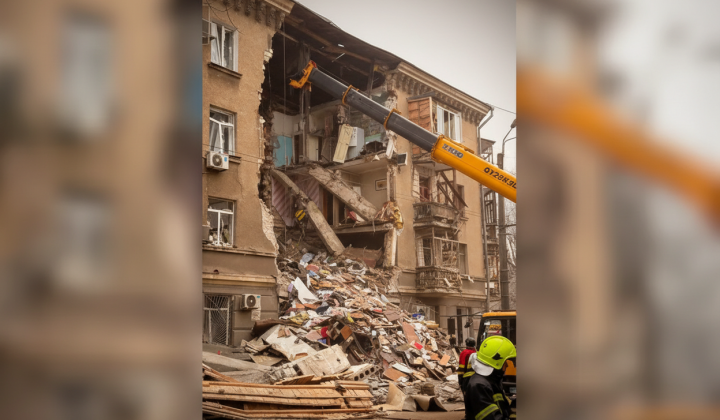 Тіло загиблого через атаку дронів