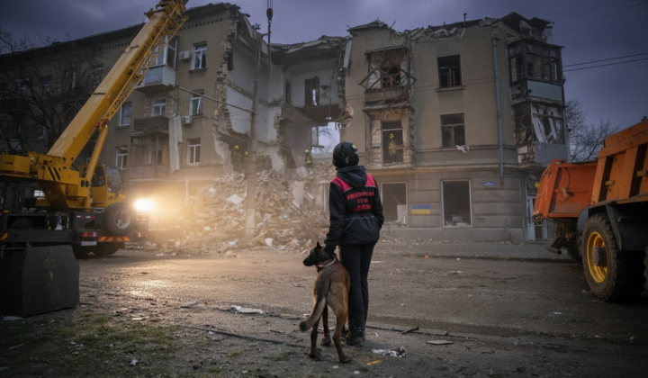 Атака дронів на Одесу: тіло жінки