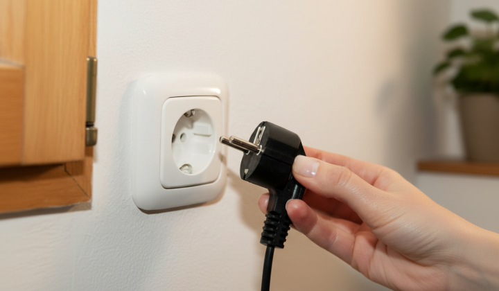 7 devices left in the socket at night