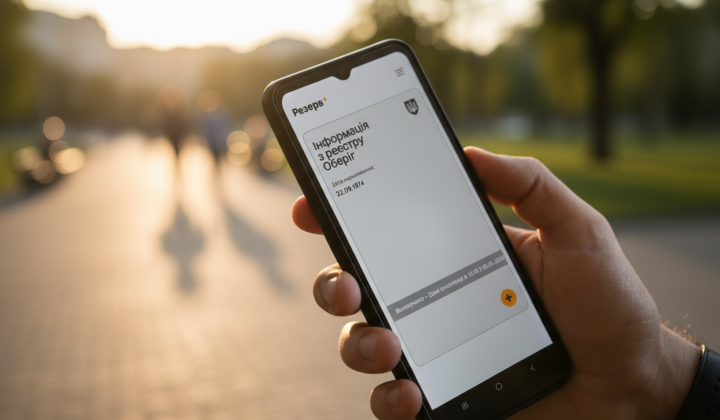 Remote registration of reservists in 'Reserve+'