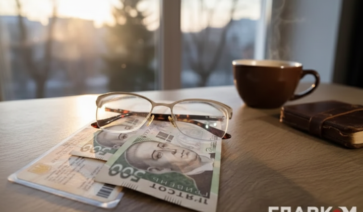 Chart of pension payments increase in Ukraine