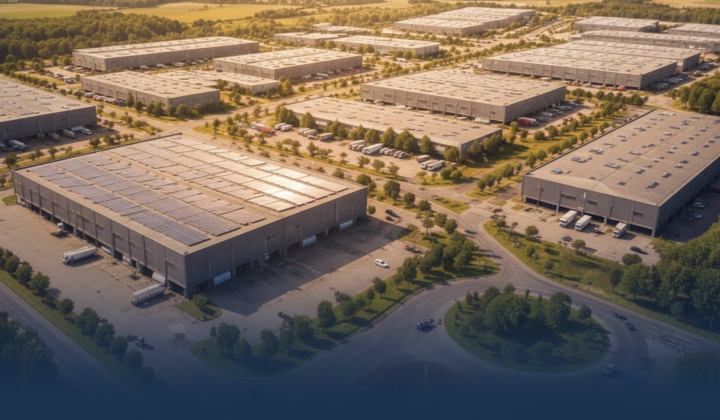 View of the new industrial park 'Bukovina 1'