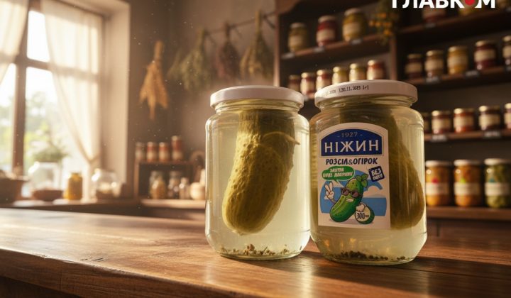 Jar with one cucumber for 70 UAH