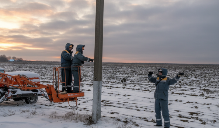 Пошкоджені лінії електропередач в Одеській області