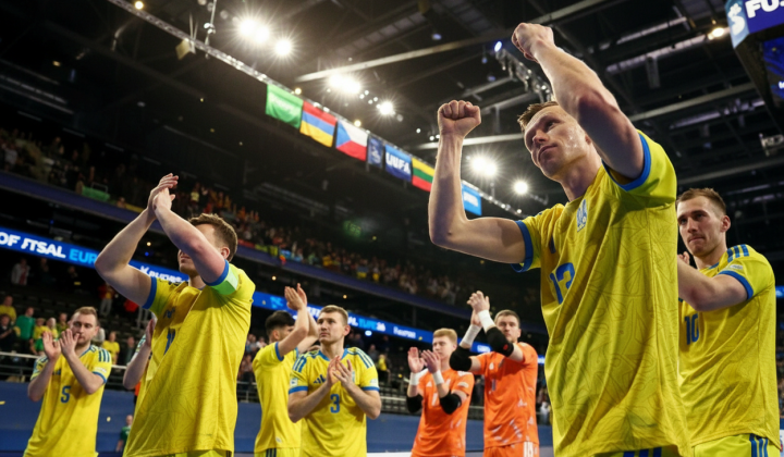 Логотип Євро-2026 з футзалу