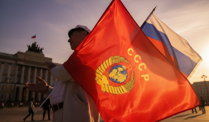 Soviet flag in Ukrainian court
