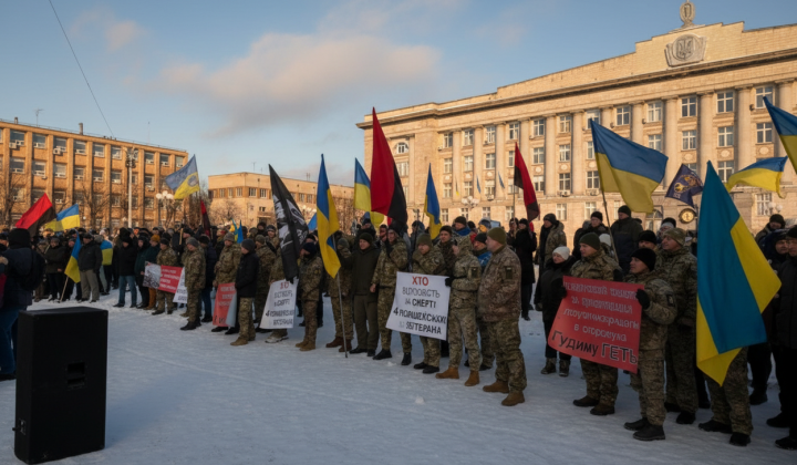 Протест в Черкасах вимагає звільнення керівника поліції
