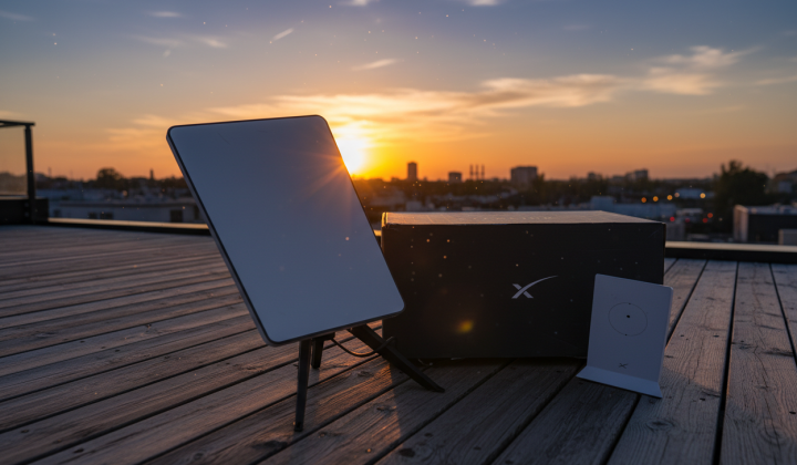 Термінал для Starlink на столі