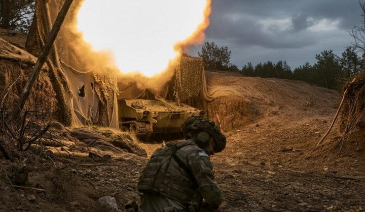 Frontline operational map of Ukraine on February 4