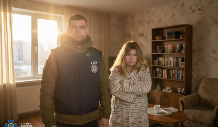 Photo of SBU capturing GRU agent from RF