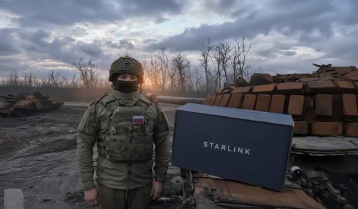 Российские оккупанты потеряли связь Starlink