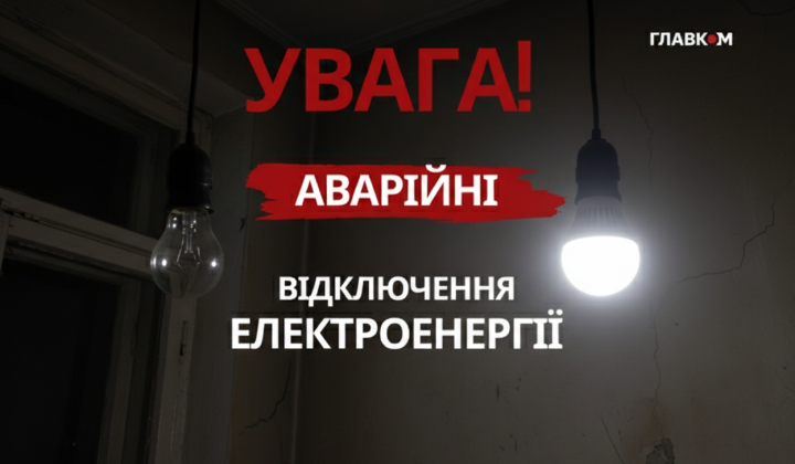 Графики отключения энергопотребителей в Украине