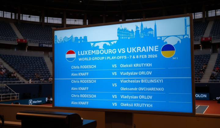 Плейоф Кубка Дэвиса: Украина - Люксембург