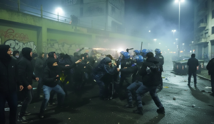 Поліція проти протестувальників на Олімпіаді