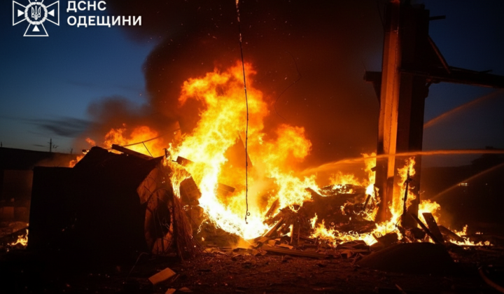 Пожежа на підприємстві в Одесі