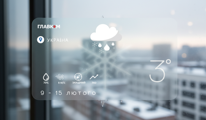 Weather forecast: active cyclone with snow