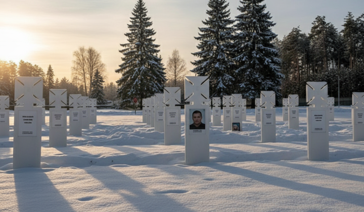 Illegal cemetery in Makhalyivka