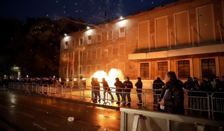 Protests in Albania against corruption