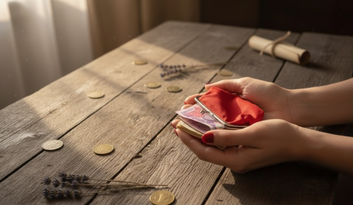 Money in hand