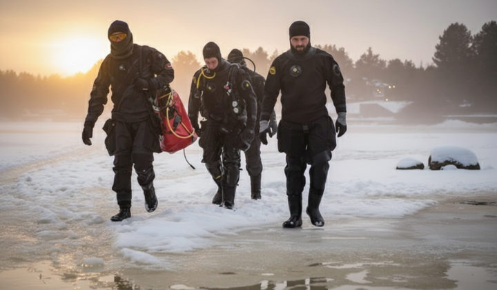 Пошуки тіла на водосховищі в Києві