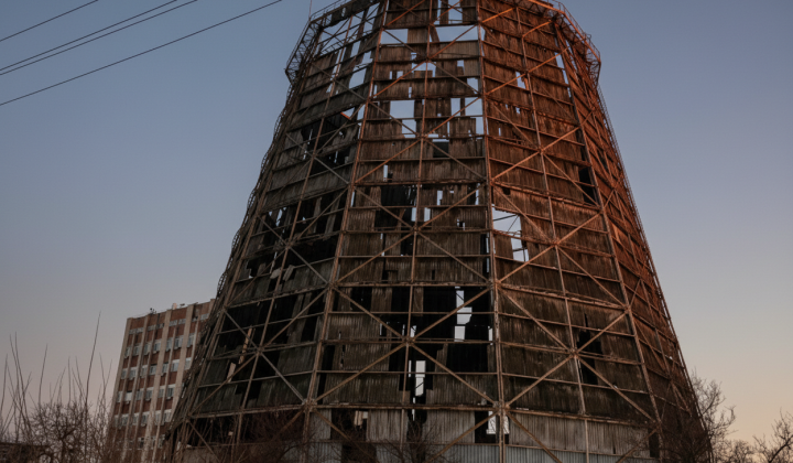 Darnytska Combined Heat and Power Plant in Kyiv undergoing restoration