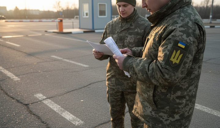 Дівчина заповнює анкету для військового обліку