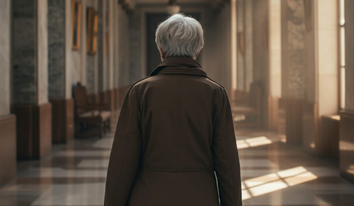 Elderly people filling out verification applications