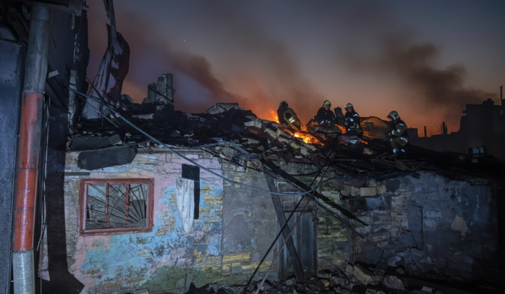 Drones attack Odessa, residential building damaged
