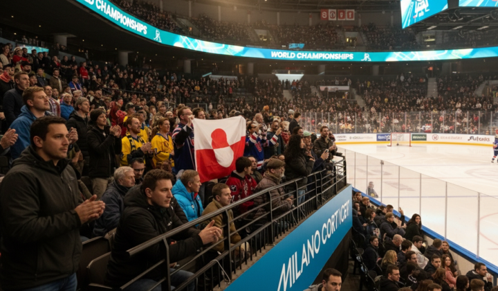 Greenland flag at the Olympics