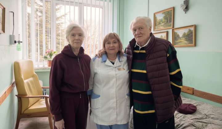 Жена Юрия Рибчинского помогает восстанавливаться после инсульта в Дрогобиче