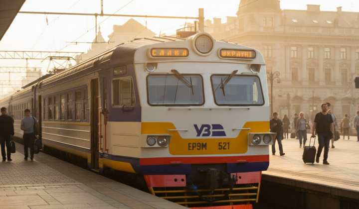 Kyiv City Express routes map across the Dnipro