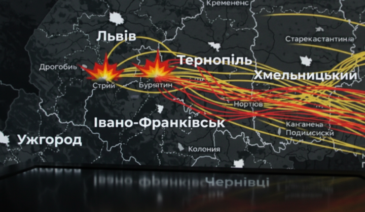 Russian drones and missiles attacking cities