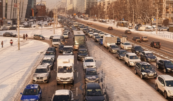 Снегопад в Киеве: проблема с коммунальными службами