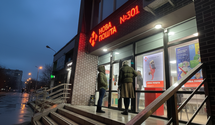 Terminal for private individuals at Nova Poshta