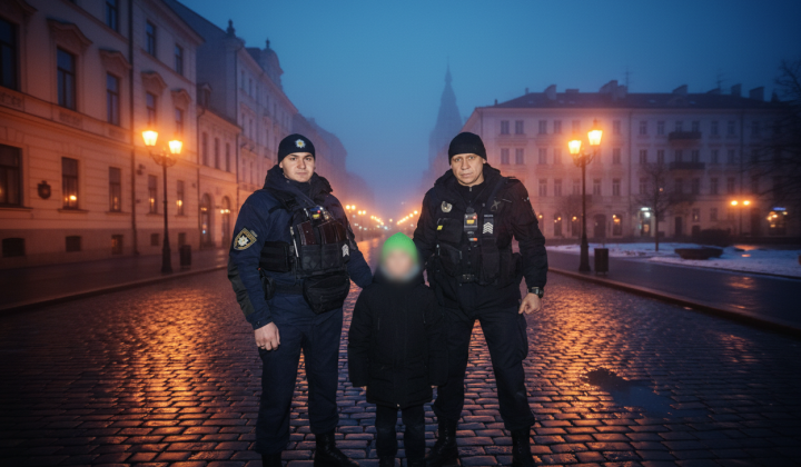 Police returns lost boy in Kyiv