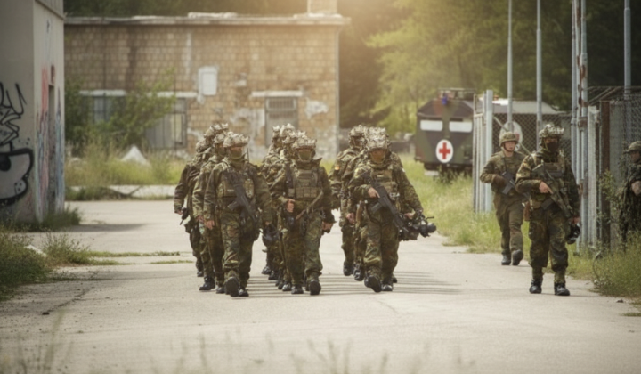 Ukrainian instructors training German military