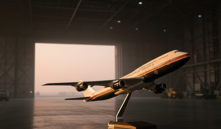 Trump-style colors for Air Force One