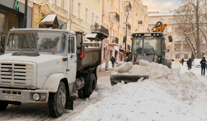 Контроль за уборкой снега в Киеве