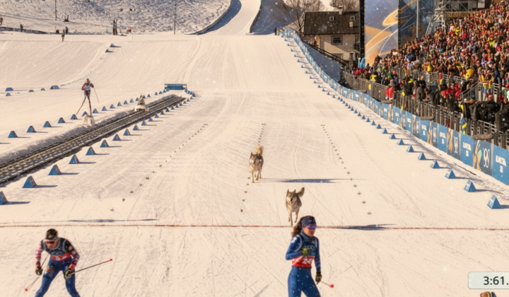 Nazgul on the ski track at the Olympics-2026