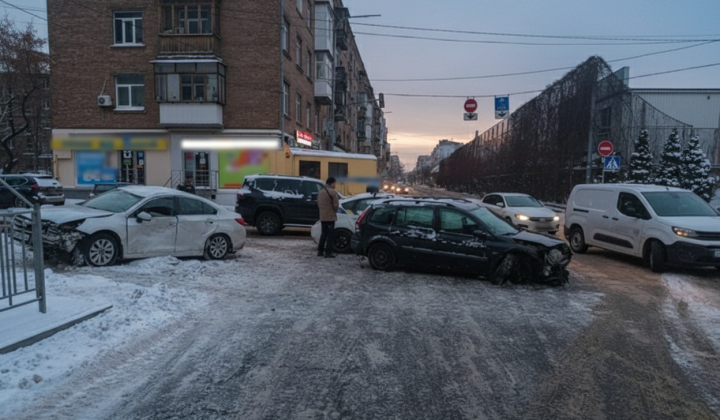 ДТП на Подолі: затори на мосту