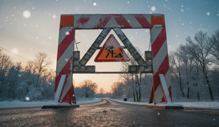 Road closures in Kyiv on February 20