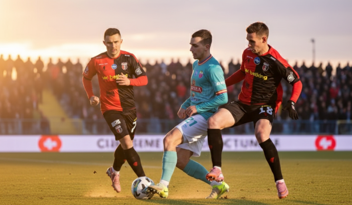 Veres vs Poltava football match