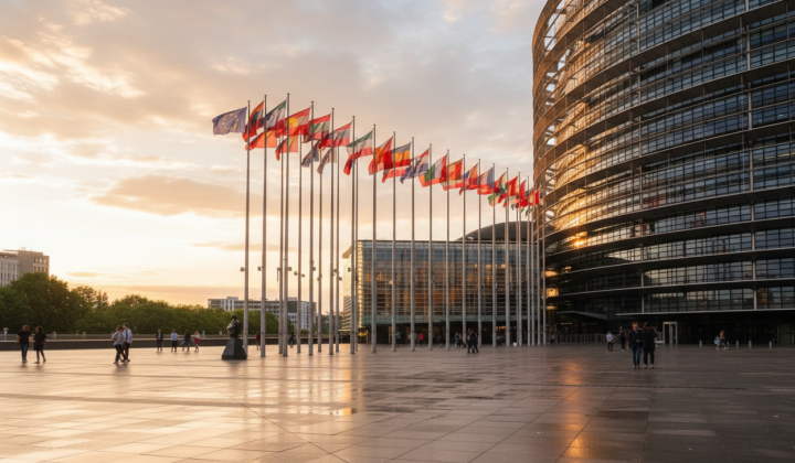 European Parliament voting on resolution about Ukraine