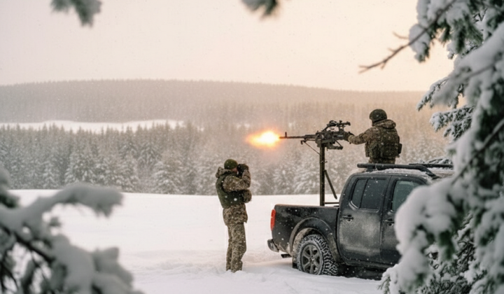 Combat actions on the front in February