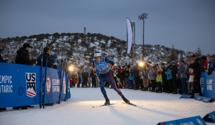Airbag stopped American skier on the ski jump