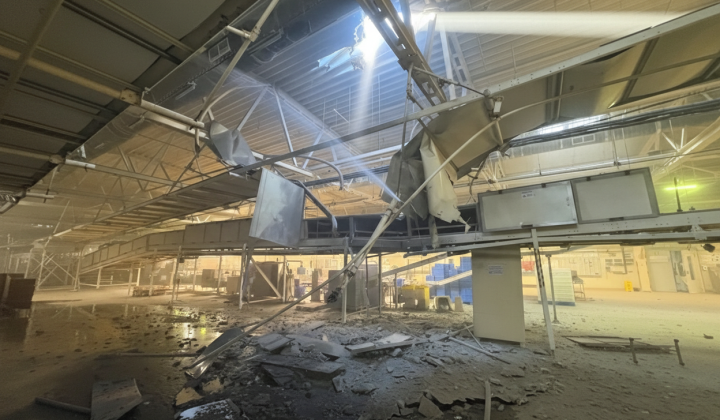 Russian attack on Mondelez in Sumy