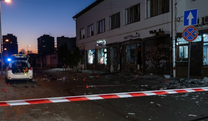 Помічене місце теракту у Львові