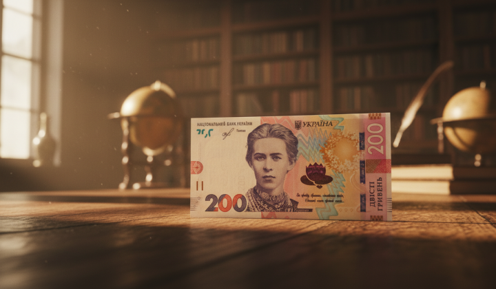 New 200 hryvnia with patriotic slogan