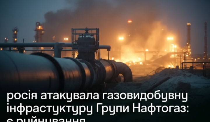 Атаки Росії на об'єкти Нафтогазу у 2025 році