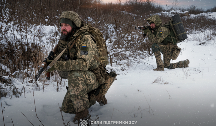 Map of Ukrainian front-line battles